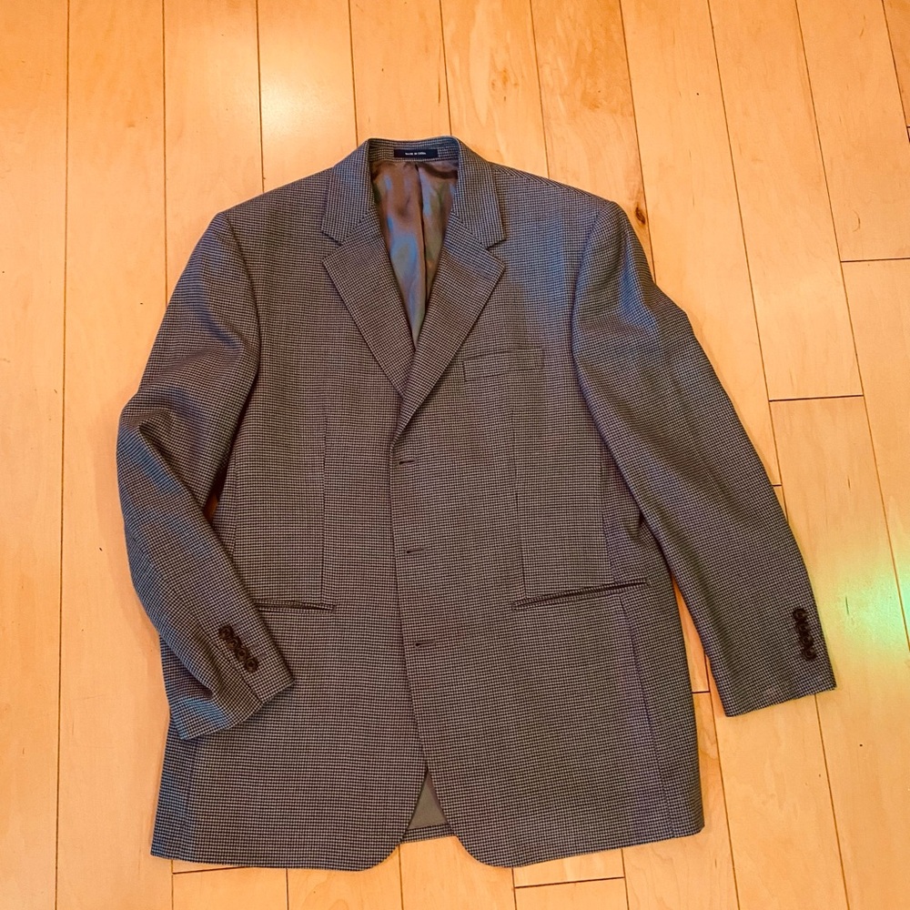 VTG Made for Dillards Ralph Lauren Men’s Silk Cool Grey Sport Coat 44L